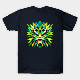 Geometric Kappa: Japanese Mythology Art T-Shirt